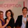 Rachelle Rak, Laurie Wells, and David Elder, Opening Eve Reception, "Trip Of Love"