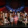 Laurie with cast and others