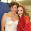 Laurie Wells and Mahri Relin, backstage "Trip Of Love"