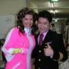 Laurie Wells and Koichi Fujiura backstage "Trip Of Love"