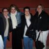 Karen, Laurie, Chris and Cheryl after Laurie's final performance as "Donna" in the National Tour of "Mamma Mia!", March 4, 2007