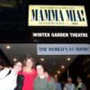 Stage door of Winter Garden Theatre, NYC, Karen, Laurie and Chris, July 2007